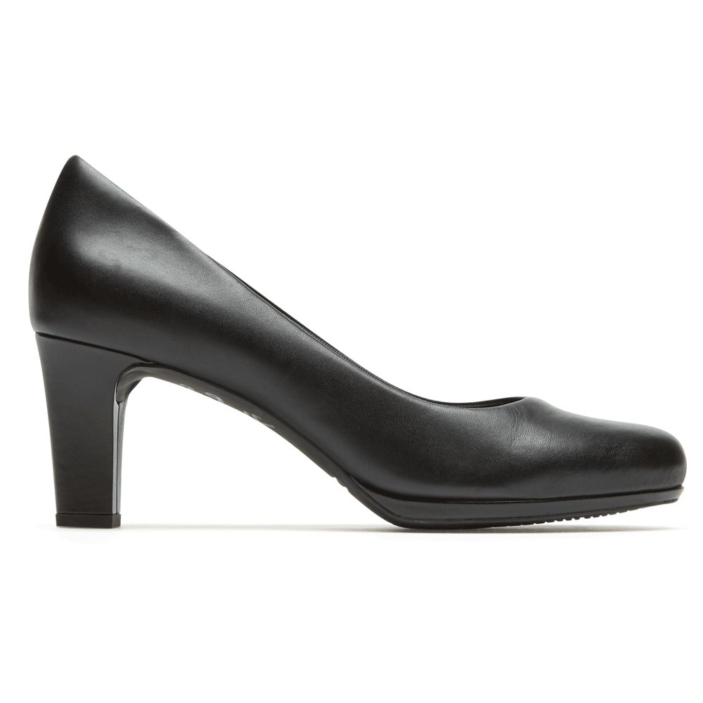 Rockport Total Motion Leah - Womens Pumps - Black - NZ (ACS-120567)